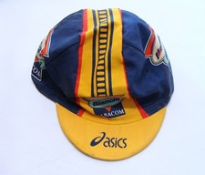 ~ Cappellino ciclismo vintage ASICS BIANCHI Mercatone Uno Albacom - Italia, L'Eroica ~