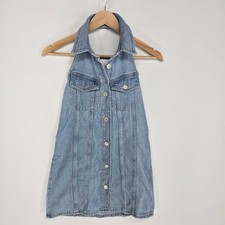 Abito Zara Denim Donna XS Blu