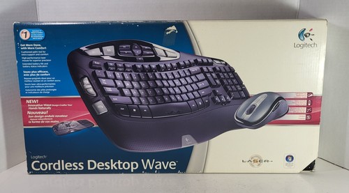 Logitech cordless desktop - logitech, wave