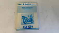 MANUALE USO E MANUTENZIONE SUZUKI GSX-R 750 2000-2003 ITA / OWNER'S MANUAL