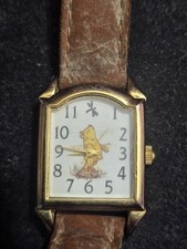 Very Cute Vintage Winnie The Pooh Watch With White   Dial