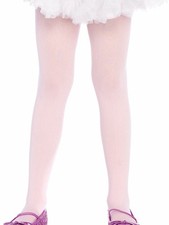 Collant costume da ballo per ragazze bianco e rosa 70 denari balletto