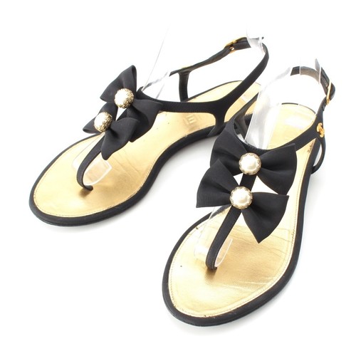 Sandali chanel nastro perle - chanel,