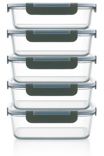 Contenitore vetro set - in, da
