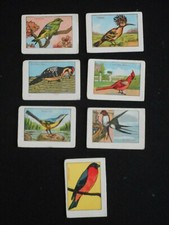 ***SERIE DI 7 FIGURINE ANTEGUERRA*** UCCELLI
