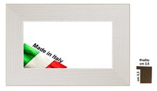 Cornice bianca a cassetta in