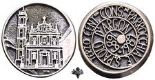 3° Centenario Consacrazione Parrocchiale S. PAOLO D'ARGON 1989 Medaglia ARGENTO