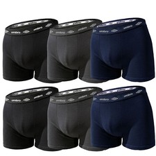 set 6 pezzi boxer uomo in cotone elasticizzato UMBRO art. 701