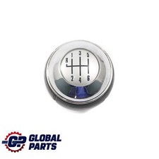 Mini Cooper S D R50 R52 R53 Pomello Cambio Pelle Cromo Argento 6-Gang 7542272
