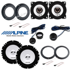 Kit 6 casse per Mercedes Classe A W169 Alpine con adattatori e supporti