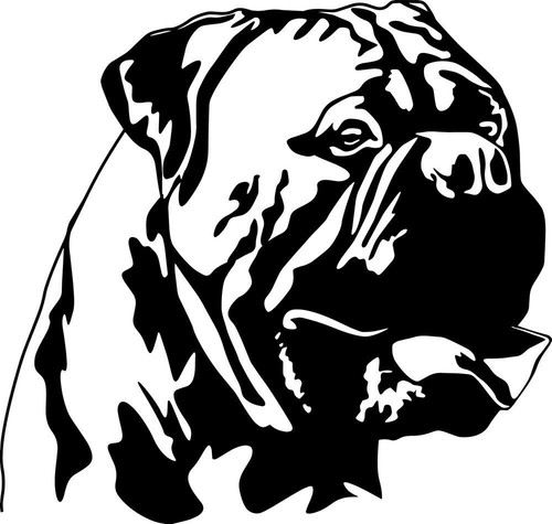 Adesivo bullmastiff - adesivo,