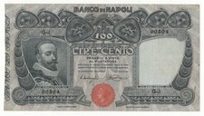 100 LIRE BANK OF NAPLES DECR