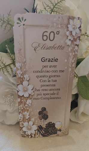 Segnaposto compleanno adulti