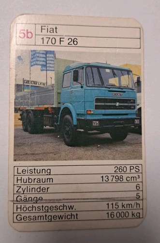 Fiat 170 5b scheda - fiat,