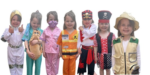 Costume vestito fantasia finto