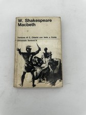 libro romanzo macbeth w. shakespeare 1965 universale sansoni / 9