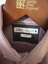 Zara Camicia Uomo Media Rosso