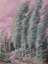 Dipinto olio su tavola -