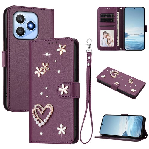 Diamond love wallet case for - diamond,