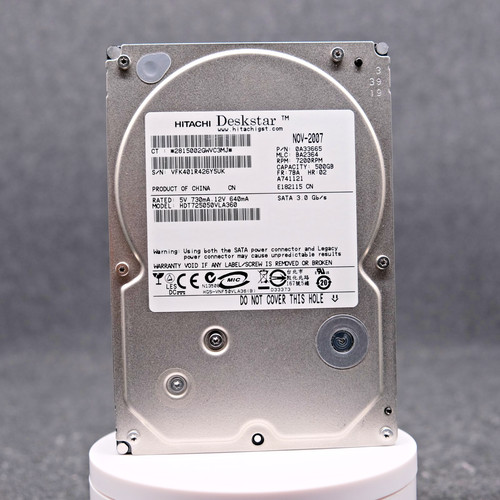 Hitachi deskstar 500 7200 - gb,