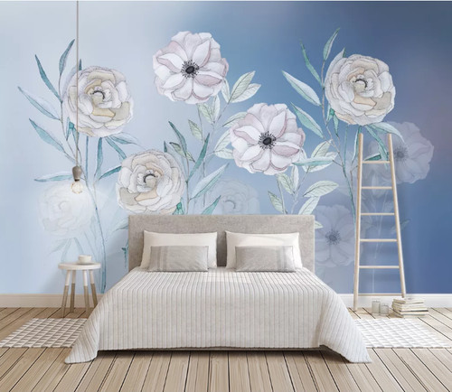 Carta parati fiore - 3d,