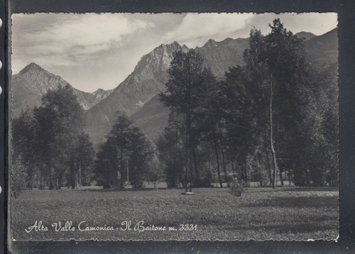 Cartolina alta valle camonica - alta,