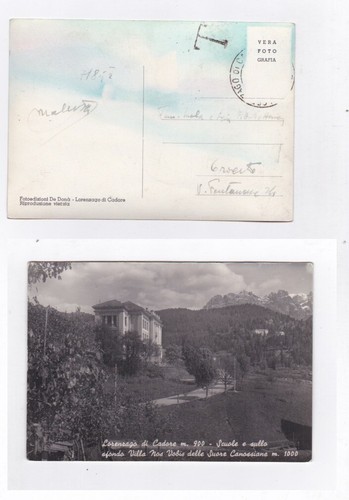 Cartolina belluno lorenzago - cartolina, di