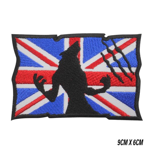 Werewolf flag logo - werewolf, iron/sew