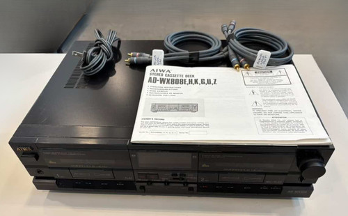 Aiwa stereo cassette deck - cassette,