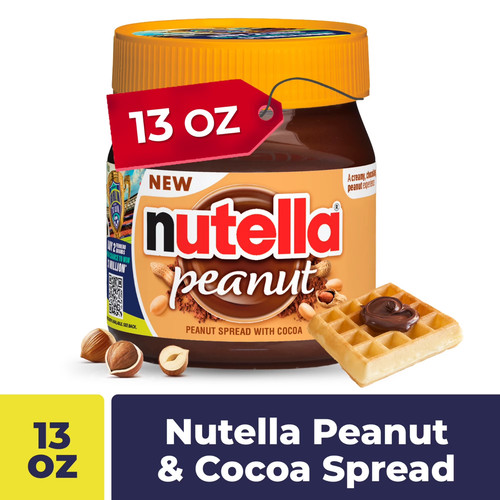 Nutella peanut spread with - nutella,