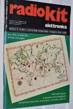 RADIO KIT ELETTRONICA N° 2 FEBBRAIO 1980 L'ABC DELLE ANTENNE - PREV.PROPAGAZIONE