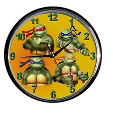 orologio da parete tartarughe ninja camera bambini stanzetta cartone watch clock