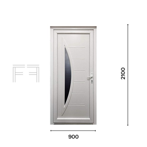 Fintex porta ingresso pvc - fintex, d'ingresso