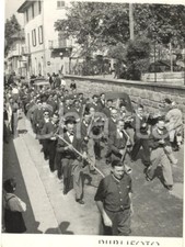 1955 ca CANTELLO (VA) Sagra degli Asparagi - La banda musicale - Foto 13x18