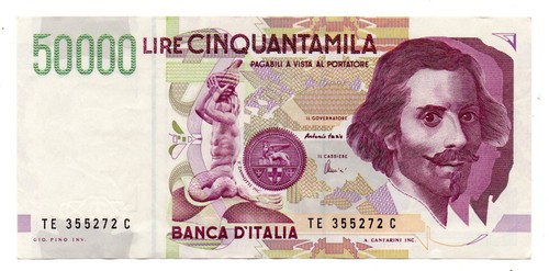 Italia banconota 50 000 - -, da