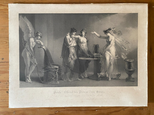 Lithographie e fragonard - lithographie, a