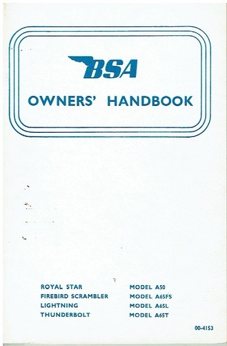 Bsa a50 star - bsa, a65fs
