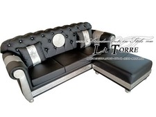 Divano 3 posti penisola rete e