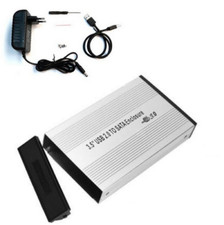 CASE BOX ESTERNO PER HARD DISK SATA 3,5" USB 3.0 HARDISK HDD ALLUMINIO CUSTODIA