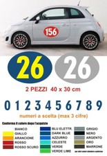 2 adesivi numero