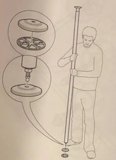 Ikea stolmen palo alluminio - palo,,