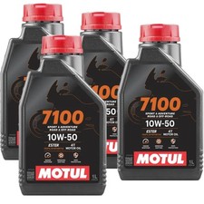 4 LITRI LT OLIO MOTORE 4T MOTUL 7100 10W50 100% SINTETICO 4 LITRI SAE 10W50