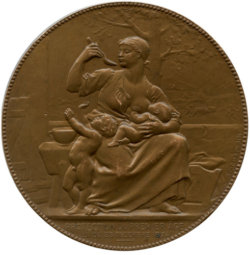 Medaglia arte bronzo - medaglia,