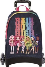 Zaino Trolley Staccabile  Scuola Primaria Bimba Rainbow High Assortito