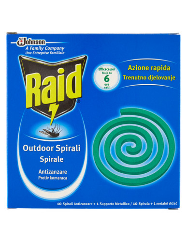 Raid zampironi spirali - zampironi,