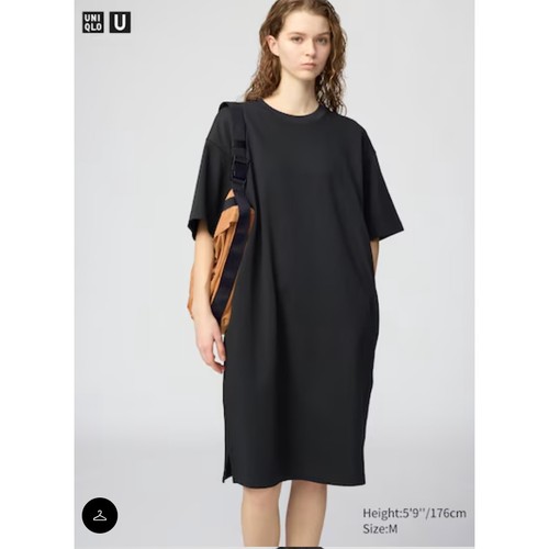 Uniqlo black cotton - cotton, t-shirt