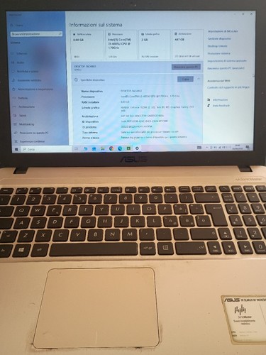 Notebook usato asus x540lj 8gb - notebook,