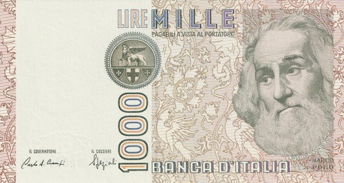 1000 lire marco polo serie - lire,