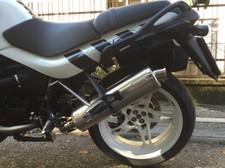 BMW R1150R 1999-2004 MassMoto Terminale Scarico Ovale Raso Inossidabile