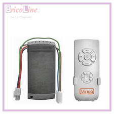 KIT TELECOMANDO E RICEVITORE UNIVERSALE PER VENTILATORE A SOFFITTO VINCO 70940